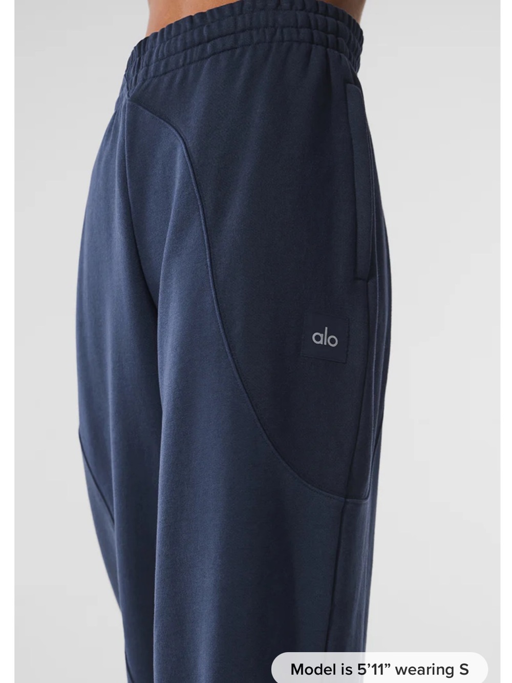 ALO Yoga Navy Track Joggers